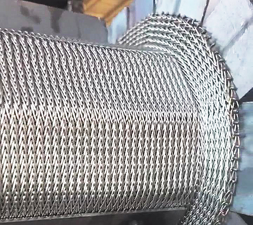 五金件淬火油池人字型網鏈